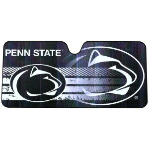 car shade Penn State with stripes and Athletic Logos